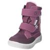 Stiefelette RICOSTA "Ricosta Stiefelette Lederimitat/Textil", Kinder, Gr. 26, rot (merlot), Lederimitat, Textil, casual, Schuhe