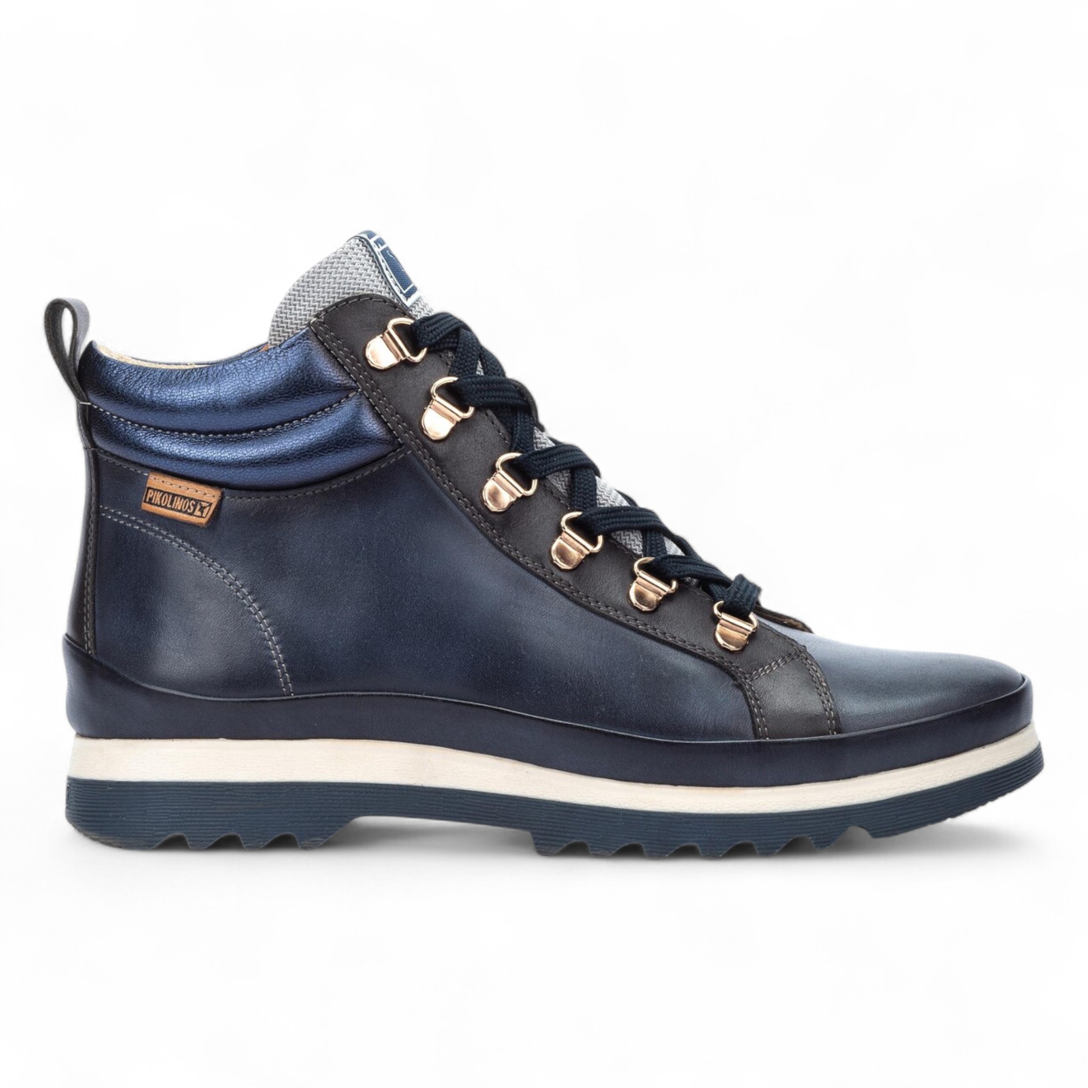 Pikolinos Damen-Stiefeletten Vigo aus blauem Leder