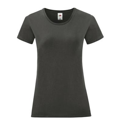 Fruit of the Loom - "Iconic" T-Shirt für Damen (Hellgrau) Image