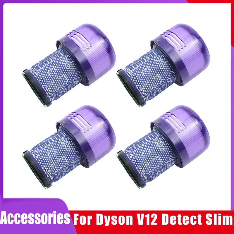 Für dyson v12 erkennen schlanke v12 schlanke schnur lose staubsauger hepa filter ersatzteil abnehmbares und wasch bares filter zubehör Image