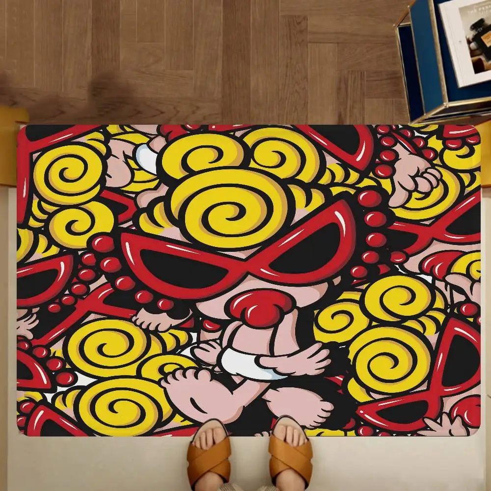 Japan Mode Hysteric Mini Flur Teppich Waschbar Rutschfest Wohnzimmer Sofa Stühle Bereich Matte Küche Fußmatte Bereich Teppich Image