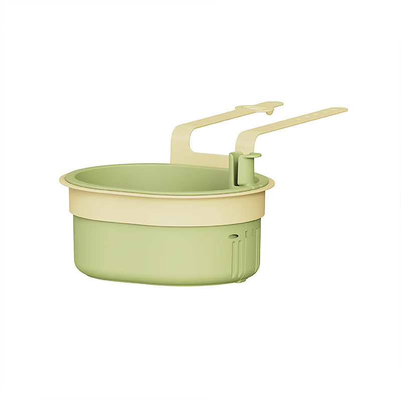 Hanging Sink Kitchen Basin Residue Filter Multi-Functional Drain Basket Quick Drain Kitchen Tools Ergonomic Handle Kitchen Sink Organizer Suitable for Kitchen Sponges and Cleaning Use