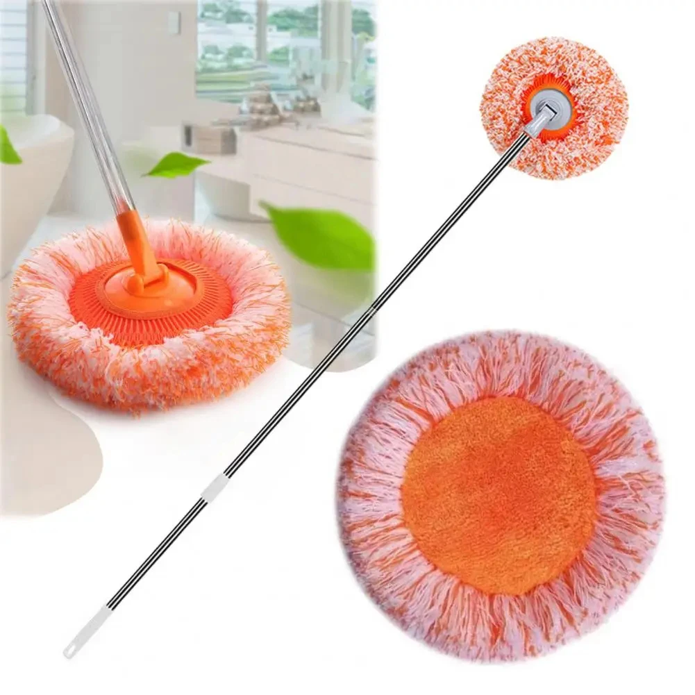 Tragbarer, langstieliger Reinigungsmopp, Haushaltsmopp, Staubentferner, Bodenfliesen, Deckenkehrmaschine, Wandwäsche, Auto, Wischen und Reinigen Image