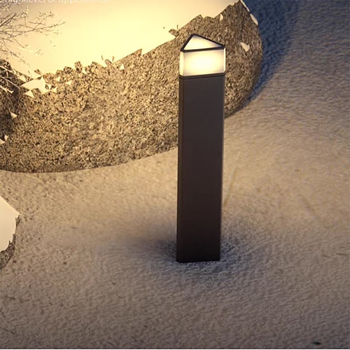 Luci da giardino per esterni IP55, moderne luci da giardino a LED impermeabili, lampade da giardino per esterni, lampade da pavimento per esterni, per giardini, terrazze, portici, vialetti, applique