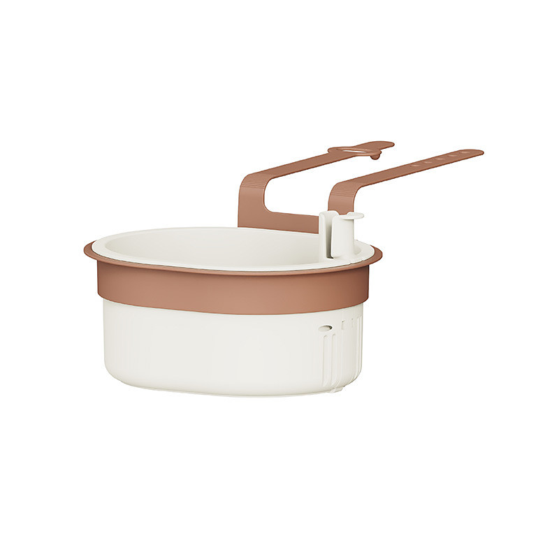 Hanging Sink Kitchen Basin Residue Filter Multi-Functional Drain Basket Quick Drain Kitchen Tools Ergonomic Handle Kitchen Sink Organizer Suitable for Kitchen Sponges and Cleaning Use