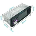 Autoradio da 4.1 pollici 1 Din Touch Screen Autoradio Car Stereo Radio FM Lettore MP5 Supporto Bluetooth Telecamera per la retromarcia 2 porte USB