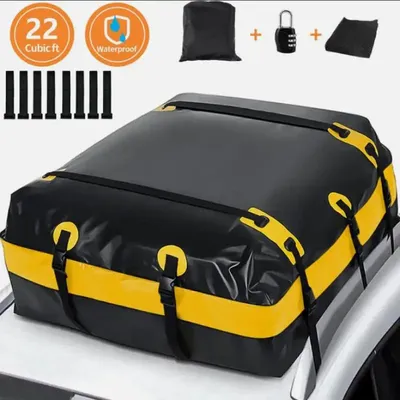 Outdoor Waterproof Roof Bag With Non-Slip Pad General Rainstorm-Proof Car Roof Top Cargo Bag For Travel Camping Outdoor Weekends