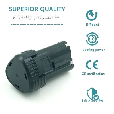 2PCS 12V 2000mAh Li-ion Replacement Rechargeable Battery for Worx Power Tools WA3503 WA3509 WX125 WX382 WU132 WU288 WX677