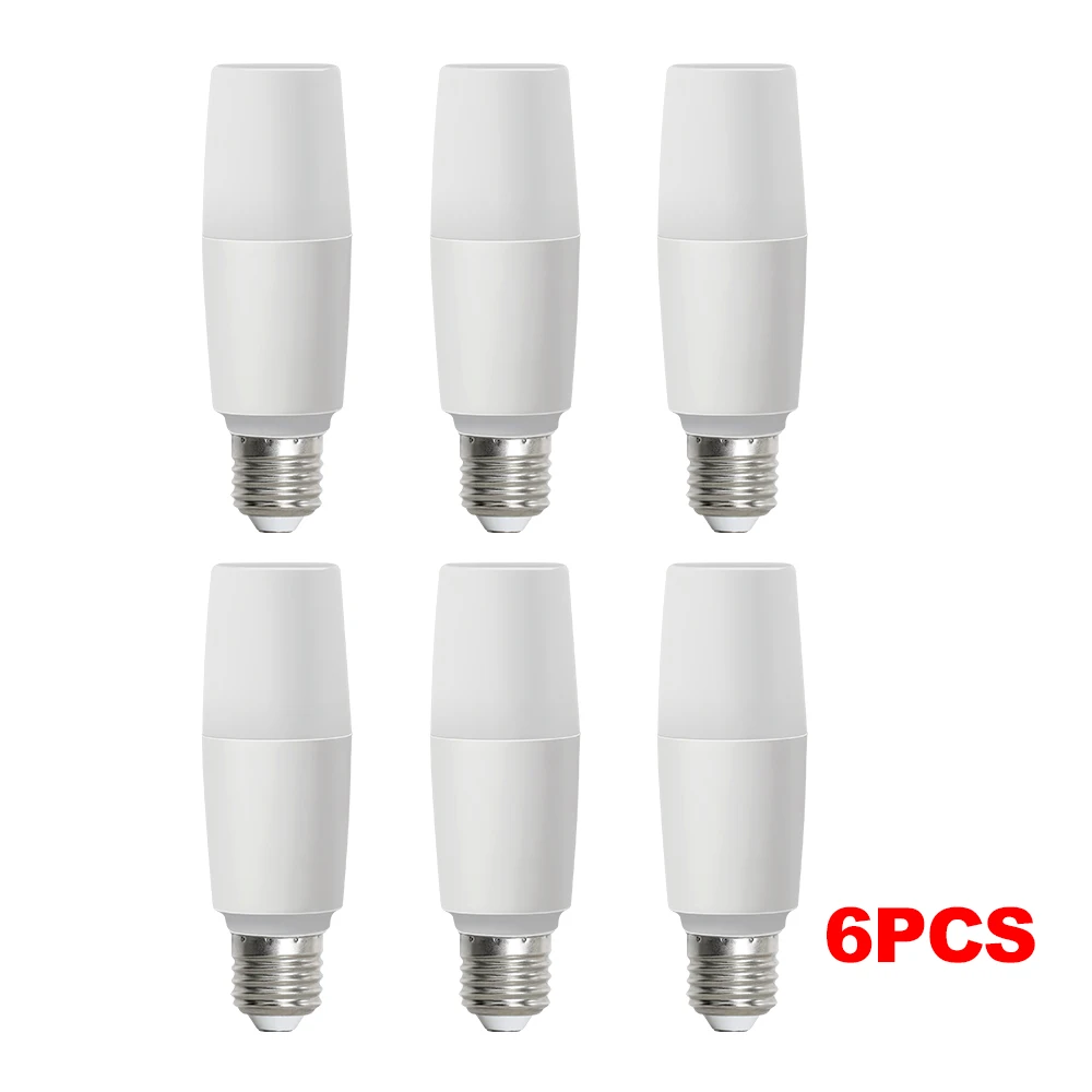 6 teile/los E27 led-lampe AC 220 V SMD2835 9 W 18 W 28 W 38 W Zylinder LED Lampe sparen Kalt Warm Weiß Led-lampen Spot Für Innen Licht