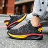 Größe 39-46 Turnschuhe für Herren, zum Laufen, Gehen, Strickschuhe, modisch, lässig, hochwertig, für Sport, Sport, Fitnessstudio, leichte Herren-Freizeitschuhe