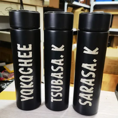 Back to School, Personalized Kids Water Bottle w NAME ICON FREE ENGRAVING! Custom Toddler Water Bottle for Children