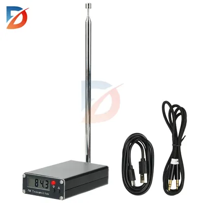 2000 Meter FM-Transmitter 0,5 W Digitalanzeige FM-Transmitter Stereo 76-108 MHz Typ-C-Schnittstelle