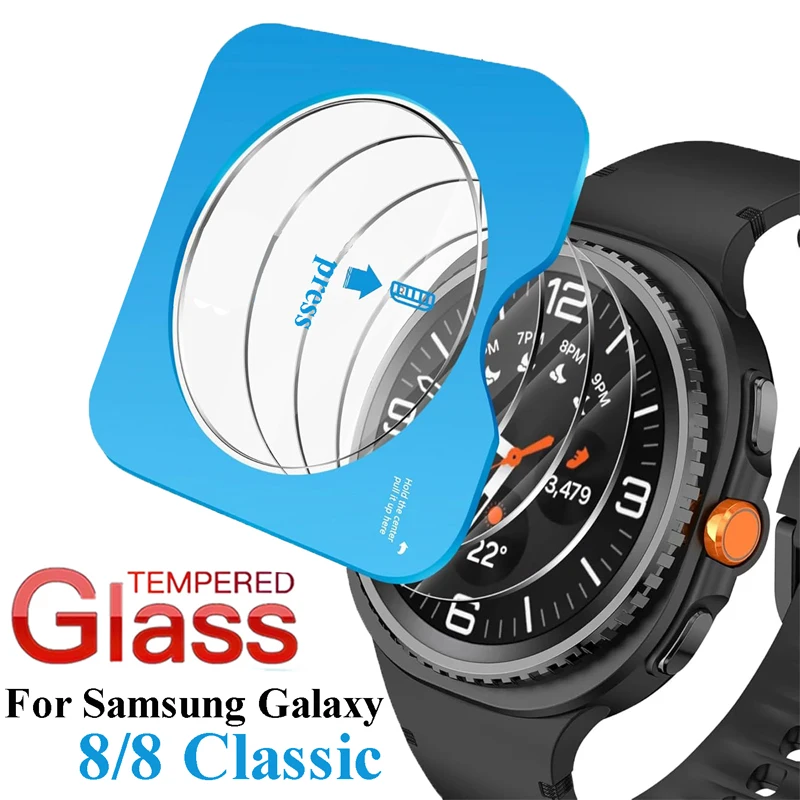 Einfach zu installierendes gehärtetes Glas für Samsung Galaxy Watch 8Classic 46 mm Displayschutzfolie für Galaxy Watch8 40 44 mm Ultra 47 mm Image