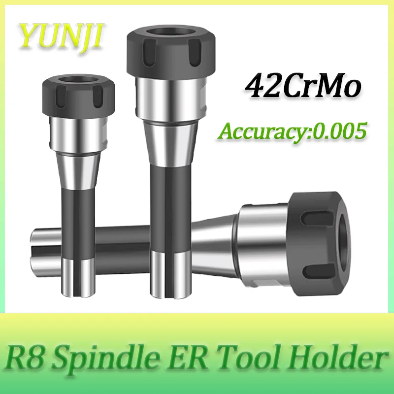 R8-ER32 7/16 Fräsmaschine Werkzeughalter Fräsen Spannzange Kegelschaft Bearbeitungsmaschine R8 Spannzange Metrisch Zoll CNC Image