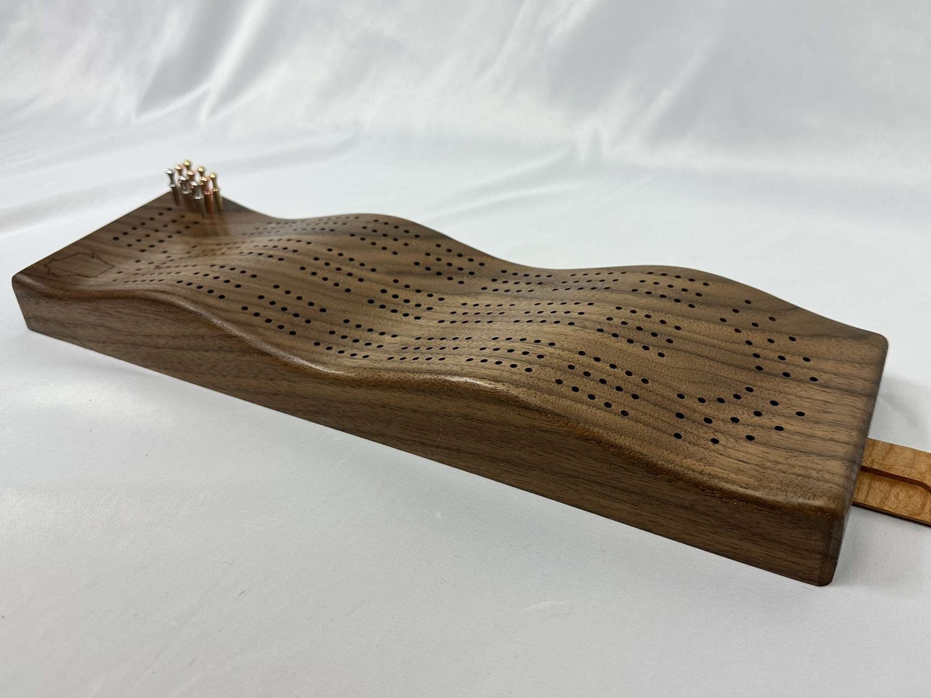 Tavola da Cribbage personalizzata, regalo di anniversario in legno, tavola da cribbage personalizzata, tavola da cribbage incisa, gioco da tavolo, ser