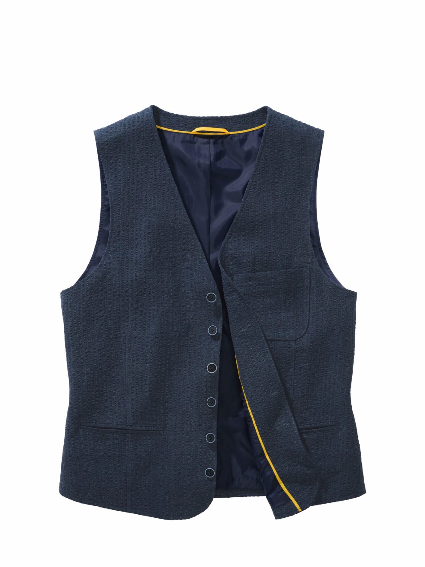 Seersucker-Leinenweste Image