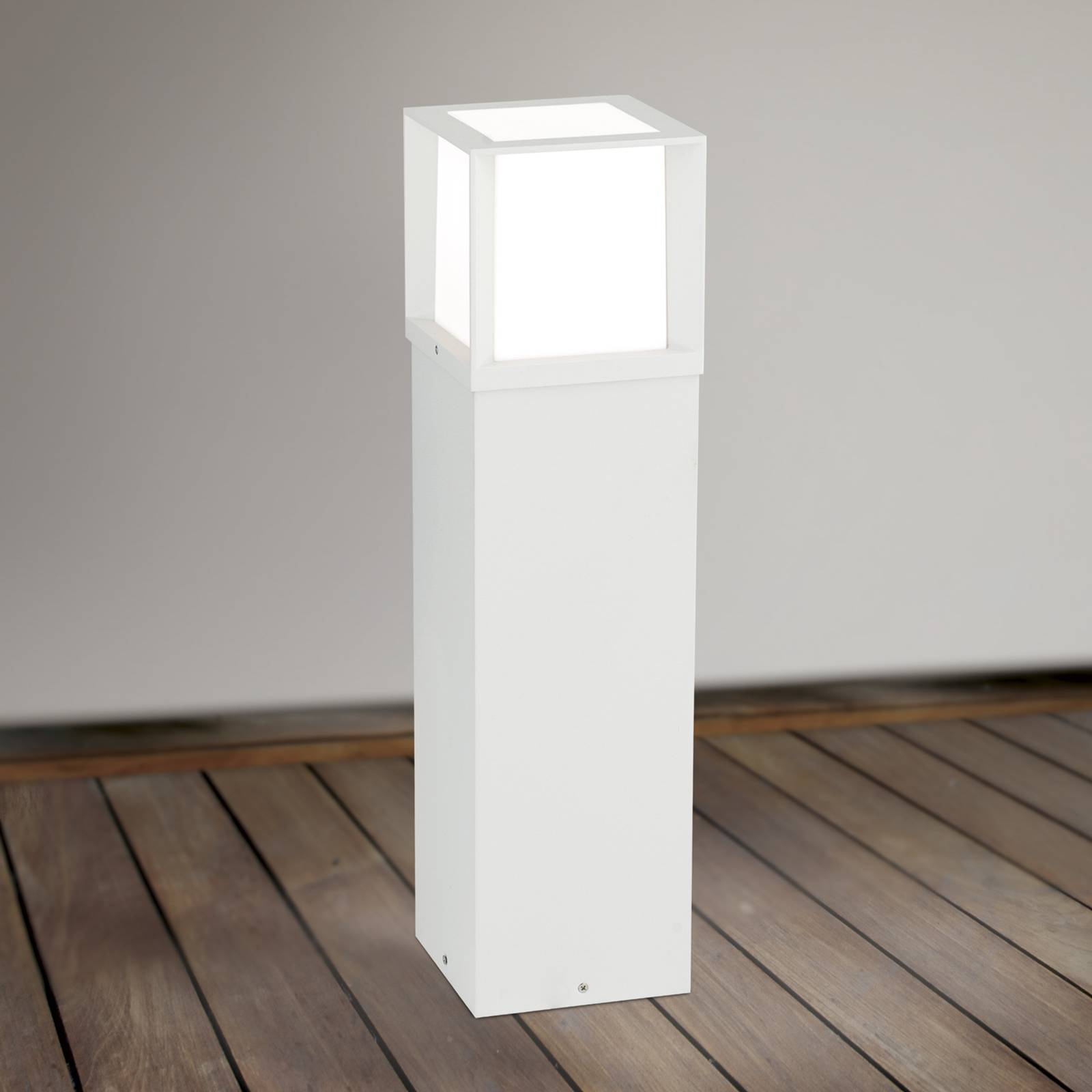 ORION Pathway Light Henry, White / opal, Aluminium, Modern, Outdoor lights