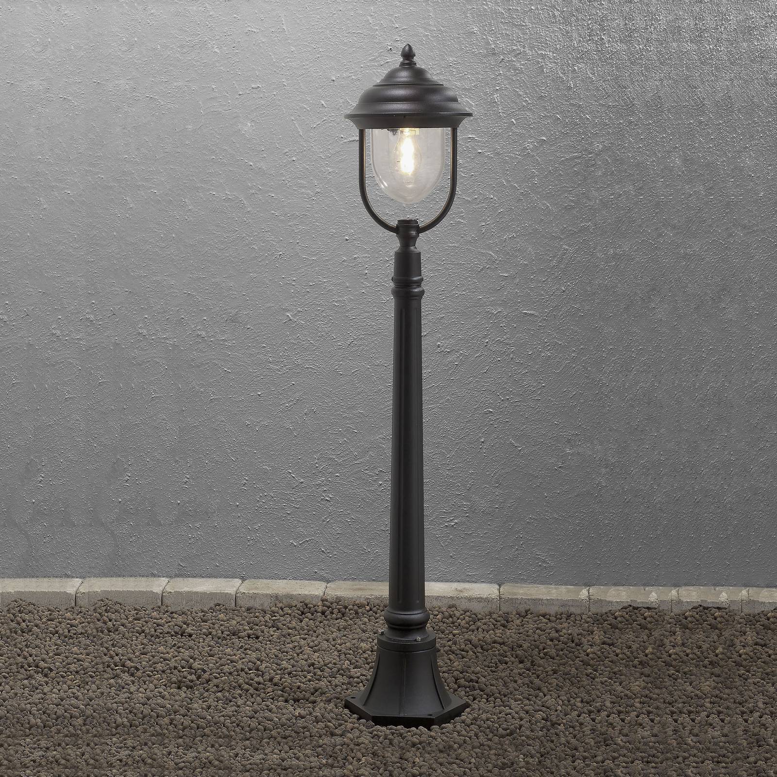 Konstsmide Pathway Light PARMA, Black, Aluminium, Country House / Rustic, Outdoor lights