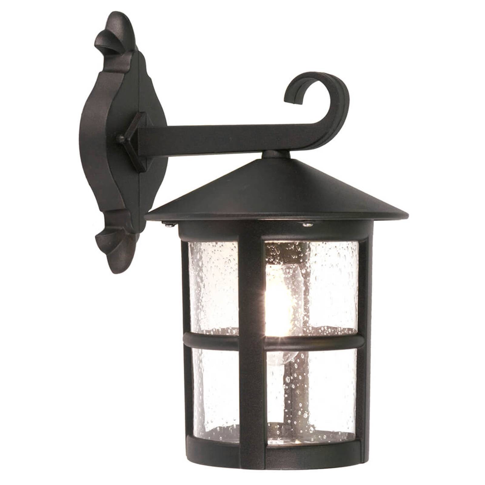 Elstead Outdoor Wall Light Hereford, Black, Aluminium, Modern, Outdoor Wall Light