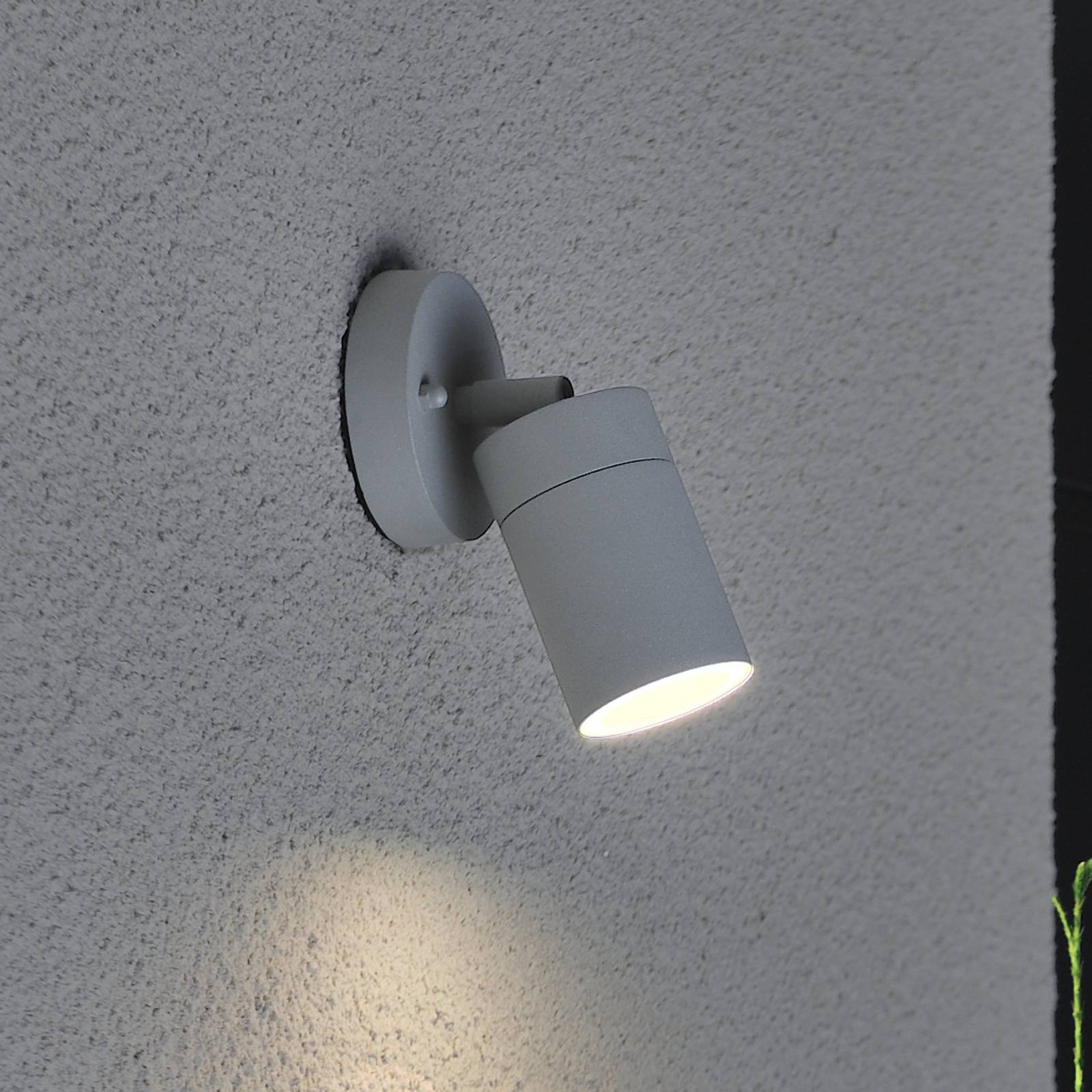 Konstsmide Outdoor Wall Light NEW, Alu / grey / zinc, Aluminium, Modern, Outdoor Wall Light