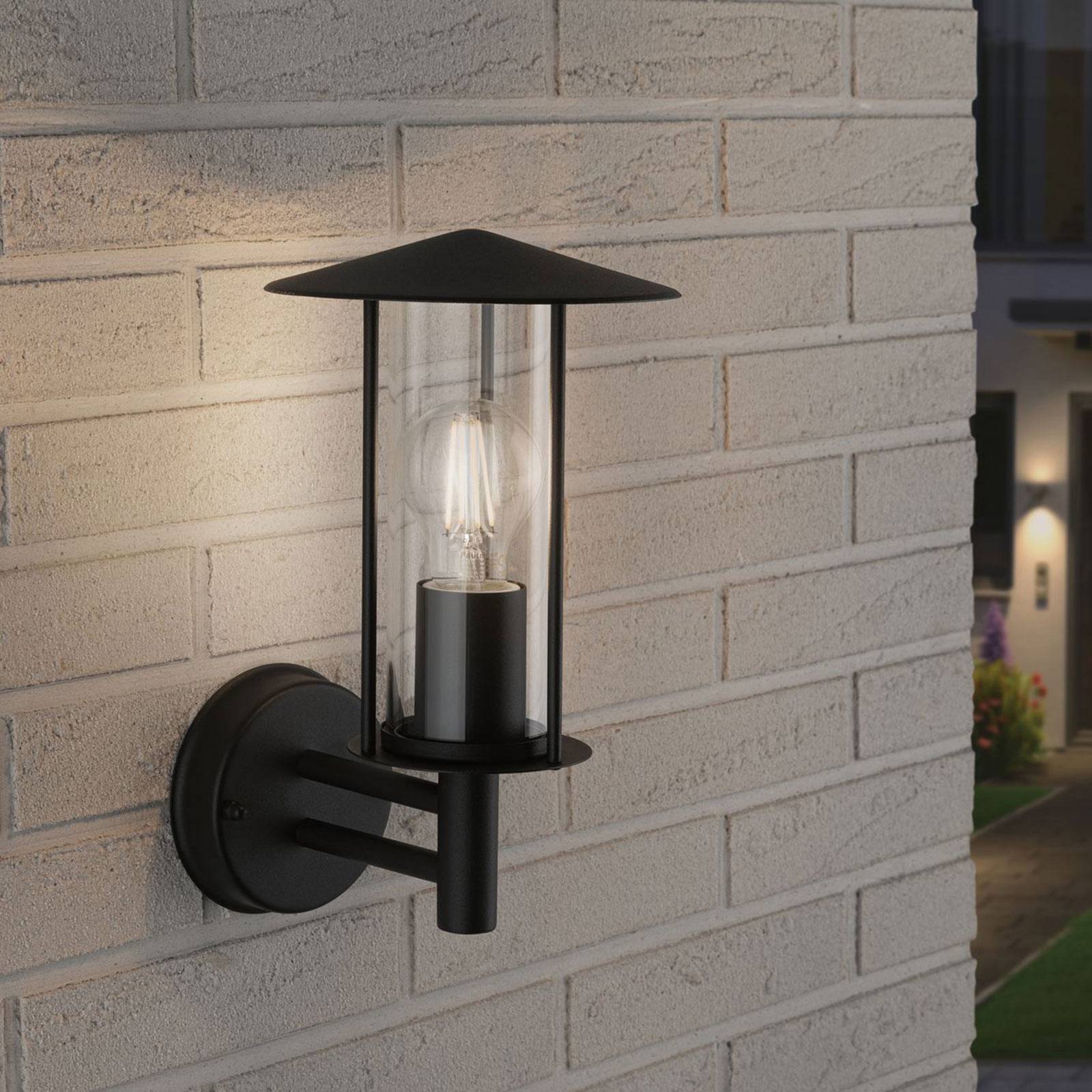 Paulmann Outdoor Wall Light Classic, dimmable, Black, metal, Modern, Outdoor Wall Light