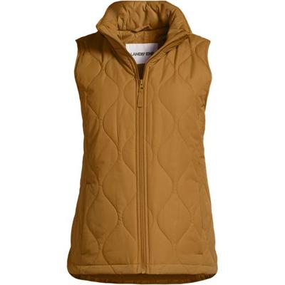 Women’s Insulated FeatherFree Onion Quilted Gilet, Women, size: 16-18, petite, Misc, Polyester, by Lands' End