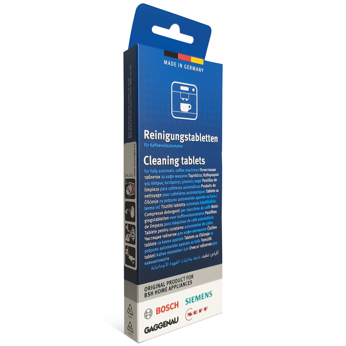 Bosch Siemens 00311969 10x Reinigungstabletten für Kaffeevollautomaten Image