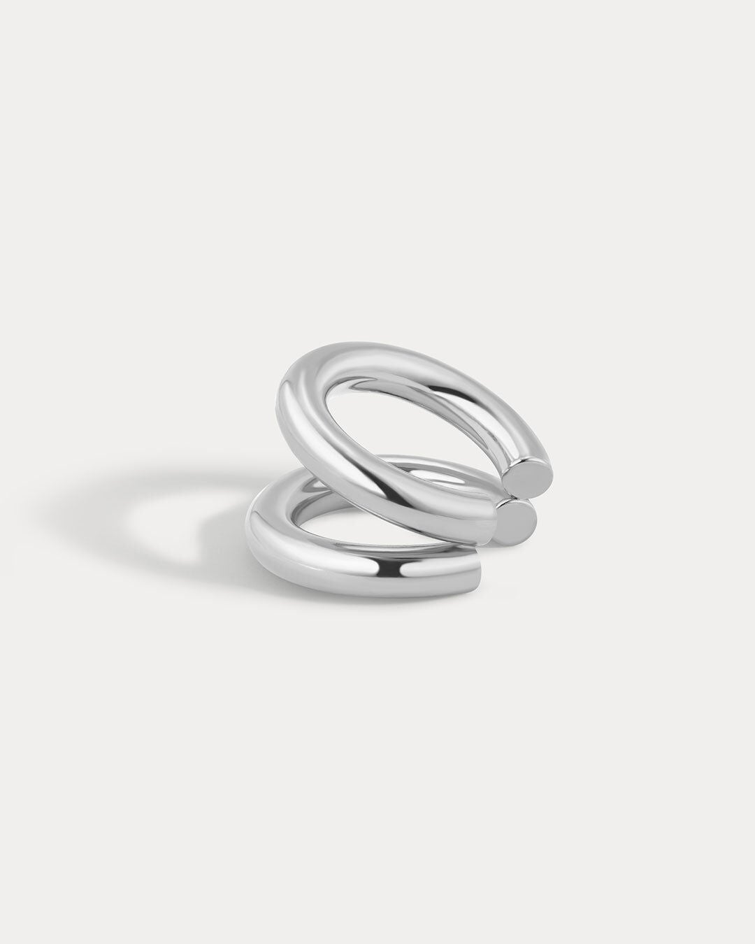 Women's The Cordoba Ear Cuff- Silver by LUV AJ in Silver (Size OS)