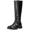 Stiefel GEOX "Geox Stiefel Leder/Synthetik", Damen, Gr. 37, schwarz, Leder, Synthetik, casual, Schuhe