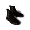 Chelseaboots CALVIN KLEIN JEANS "COMBAT ESS CHELSEA BOOT SU", Herren, Gr. 46, schwarz, Veloursleder, unifarben, klassisch, Schuhe, Stiefelette, Schlupfboots, Profilsohle, mit Anziehlasche