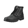 Schnürstiefelette CAMEL ACTIVE "camel active Stiefelette Leder", Herren, Gr. 41, schwarz, Leder, casual, Schuhe