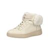 Sneaker GEOX "Geox Sneaker Leder/Textil", Damen, Gr. 36, weiß, Leder, Textil, casual, Schuhe