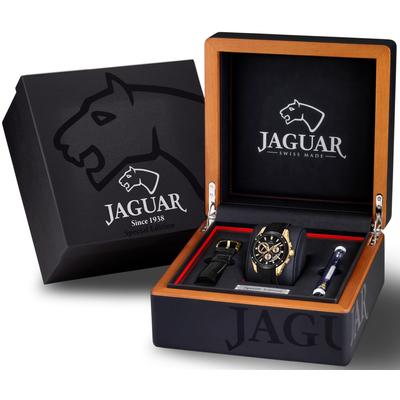 Chronograph JAGUAR "Special Edition", schwarz (schwarz, goldfarben), Armbanduhren, Herren, Armbanduhr, Quarzuhr, Herrenuhr, Sonder Edition, Swiss Made Image