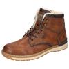 Winterboots LERROS, Herren, Gr. 46, braun (cognacfarben), Lederimitat, used, casual, Schuhe, Casual Boots, Winterboots mit Warmfutter