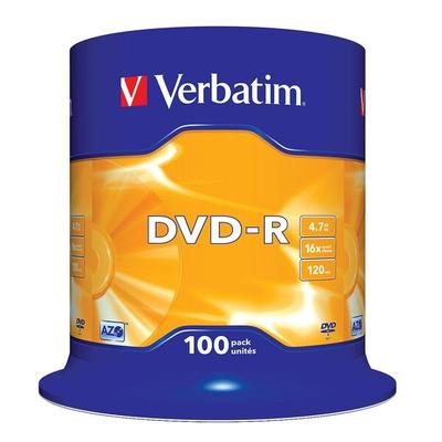 Verbatim DVD-R 100 Stück Spindel Image
