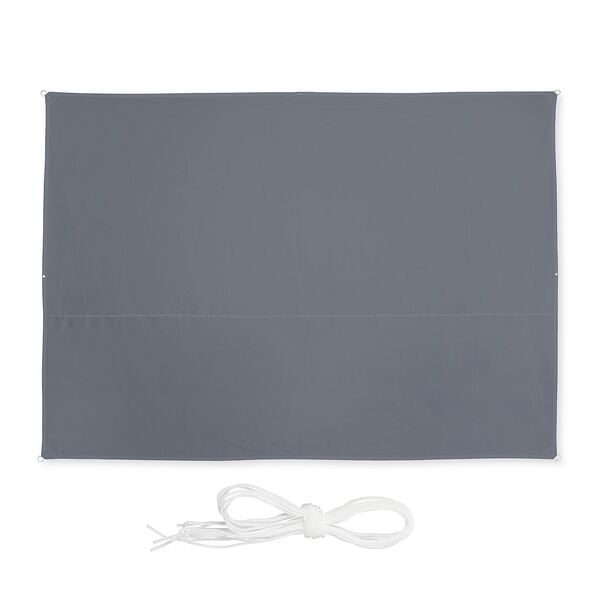 relaxdays Rechteckiges Sonnensegel grau 2,5x3,5m grau Image