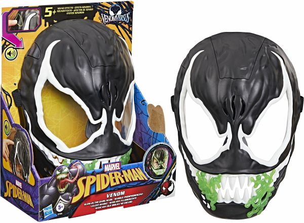 Spiderman Venomversus Venom Glow-In-The-Dark Leucht-Maske - Hasbro European Trading B.V.