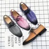 Trendige und modische Derby-Schuhe, runde Zehen, zum Schnüren, Business-Büro-Kleiderschuhe, Hochzeitsbankett-Schuhe, Größe 38–48, Herrenschuhe