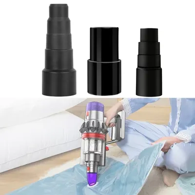 3x Universal Vacuum Hose Adapter Kit Reducer Attachment Flexible Rubber Vacuum Cleaner Hose Adapter Five-Layer Reducer Dropship