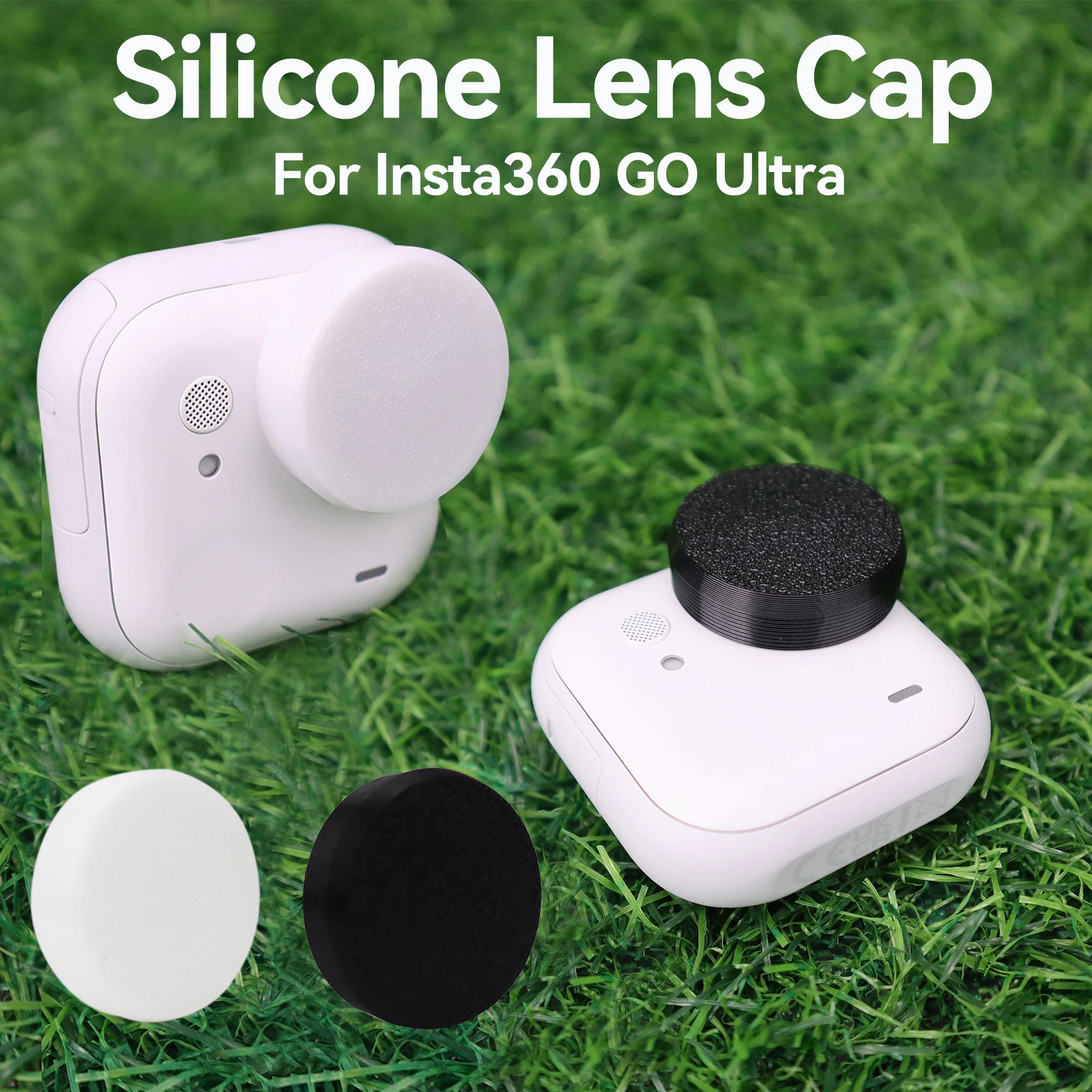 Für Insta360 GO Ultra Silikon-Objektivdeckel, sturzsicher, kratzfest, Objektivschutz für Insta360 Go Ultra-Zubehör Image