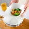 Imitation Ceramic Plastic Bowl Nordic Japanese Household Square Bowl Dish Set Bone White Large 4inch Noodle Soup Bowl Salad