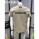 2025 Estate dei nuovi uomini Casual Slim Fit Lettera stampata Manica corta Cotone di alta qualità Girocollo Camicia a mezza manica allentata Tee Top