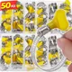 Fascetta stringitubo regolabile con manico in plastica Fascette stringitubo intrecciate a mano in acciaio inossidabile Guida a vite senza fine per tubo di fissaggio del rubinetto del tubo del
