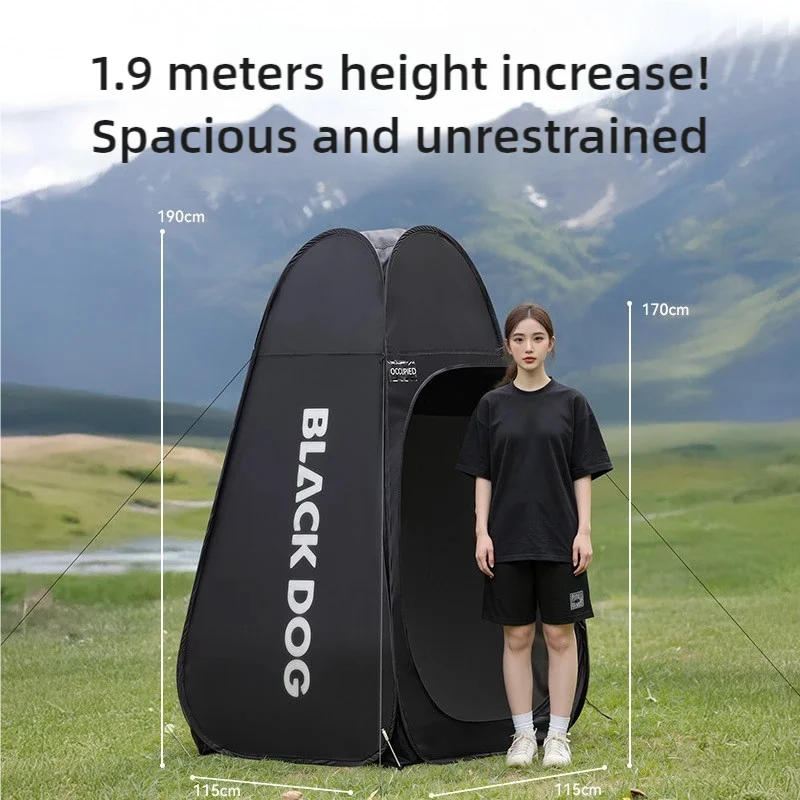 Blackdog Outdoor, zusammenklappbar, leicht, Wickelzelt, Outdoor-Dusche, Badewanne, Wickelschuppen, mobile Toilette, Angeln, Zelt ohne Rüschen