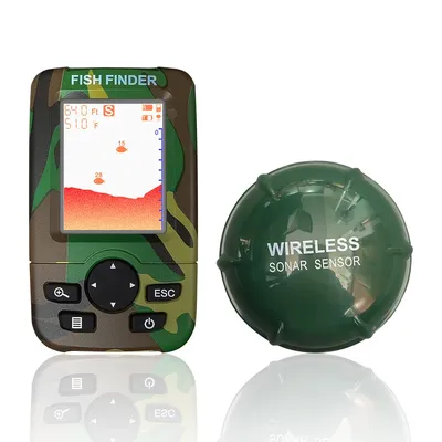 Smart Tragbare Sonar Fisch Finder Boot Tiefe Angeln Fisch Finder Wasserdichte Handheld Drahtlose Angeln Finder Kajak Wandler De