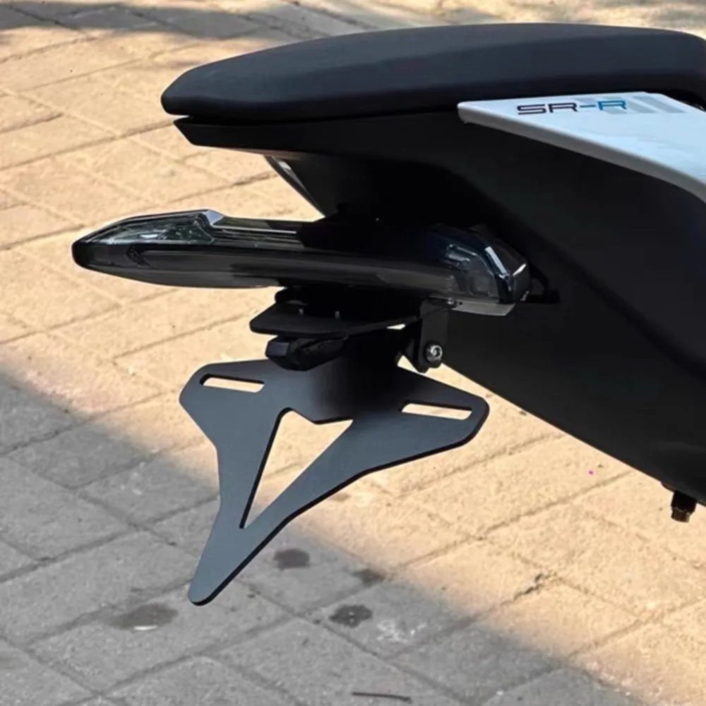 Für CFMOTO 675SRR 675NK 675SS 2024 2025 2026 Kennzeichenhalter Halterung 675 SR-R SS NK Hinten Schwanz Ordentlich Fender Eliminator Kit Image