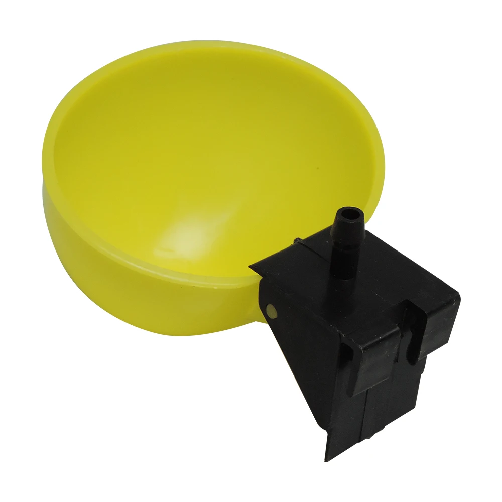 5/10 Pcs Neueste Automatische Huhn Trinker Gelb Kunststoff Trinknäpfe Für Huhn Vogel Taube Geflügel Wasser Trinkbrunnen Image