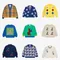 Coreano 2025aw Abbigliamento per bambini Maglieria invernale Cardigan Maglione Neonati maschi Ragazze Maglione carino lavorato a maglia Abbigliamento da esterno per bambini