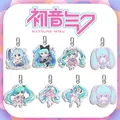 6 cm carino HATSUNE MIKU portachiavi acrilico modello cartone animato cinturino per cellulare cartone animato periferico zaino ciondolo decorazione gioielli