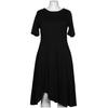 L.K.Bennett Damen Kleid, Gr. 44, schwarz, Baumwolle, Modal